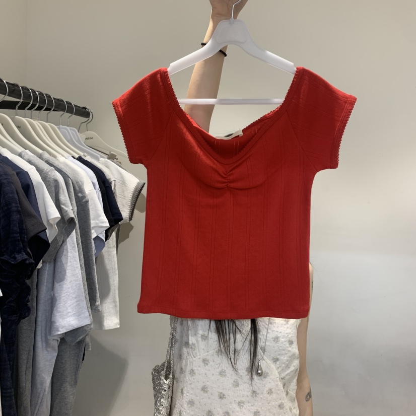 JINSIM韓國東大門代購女裝新品推薦休閑人氣26夏季時尚T恤JINSIMT恤圖色3