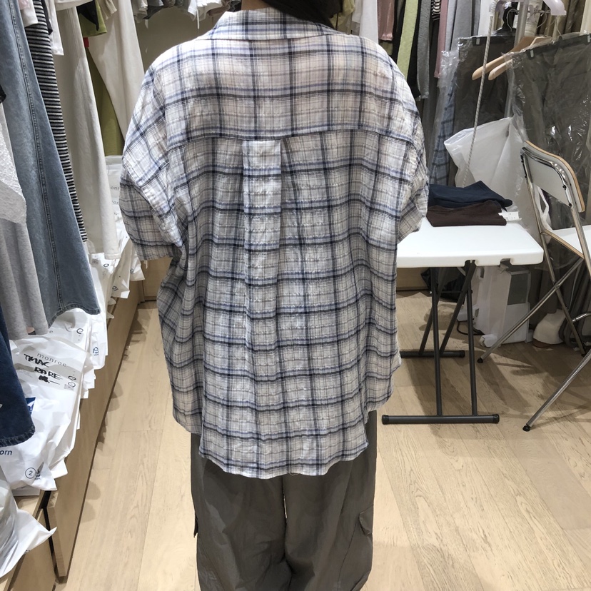 MEMOIRE韓國東大門直郵女士新品26夏季熱賣休閑襯衫蕾絲衫MEMOIRE襯衫/蕾絲衫