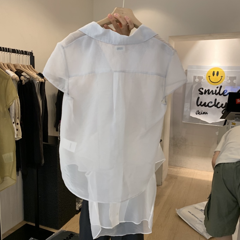 LA MAGIE FEMME韓國東大門直郵女士新品推薦襯衫蕾絲衫Lamagie Femme襯衫/蕾絲衫