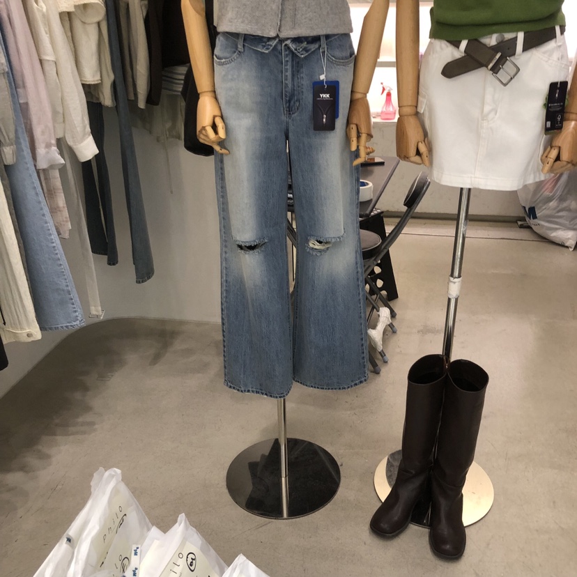 PHILO韓國直郵女裝新品26夏季人氣休閑時尚職業推薦牛仔褲PHILO牛仔褲圖色1