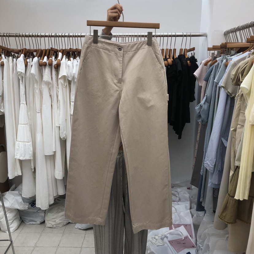 DRESS ROOM韓國東大門代購女裝新品推薦26春夏熱賣休閑褲DRESS ROOM休閑褲圖色1