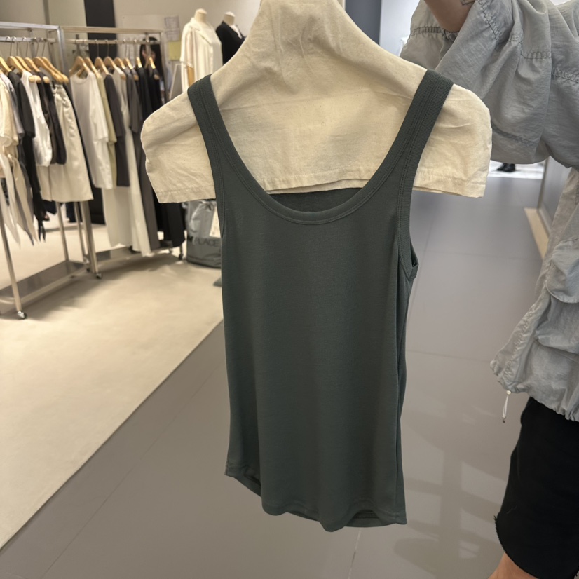 JADEMARKET東大門實拍韓國女裝新款熱賣吊帶背心不含內搭JADE SEOUL_MARKET吊帶/背心圖色3墨綠
