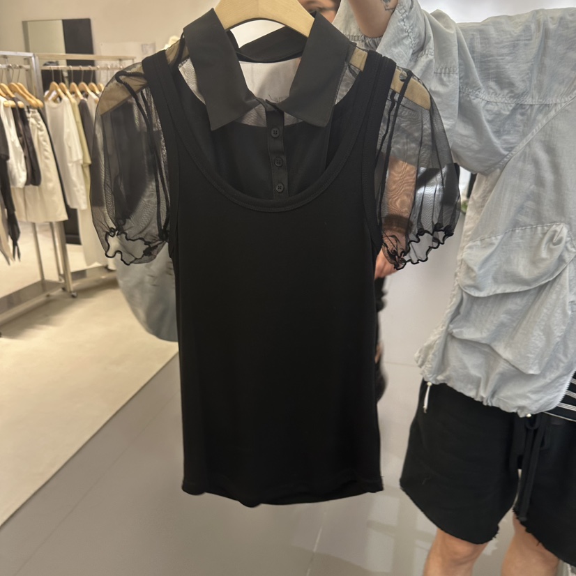 JADEMARKET東大門實拍韓國女裝新款熱賣吊帶背心不含內搭JADE SEOUL_MARKET吊帶/背心圖色4黑色
