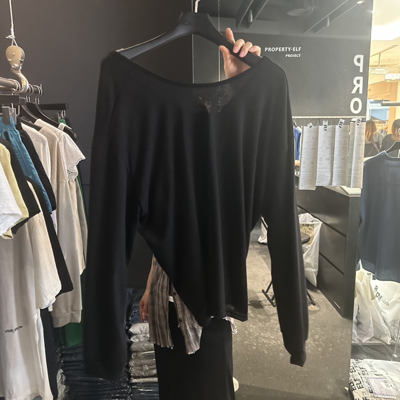 ELF-L韓國代購女裝新品26夏季熱賣推薦26春夏長袖T恤亞麻布PROJECT ELF/ELF-L長袖T恤圖色3
