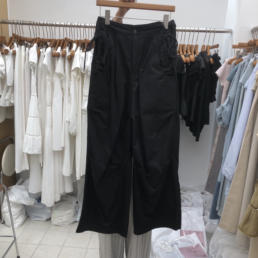 DRESS ROOM東大門實拍韓國女裝新品時尚26春夏職業休閑褲棉DRESS ROOM休閑褲圖色3