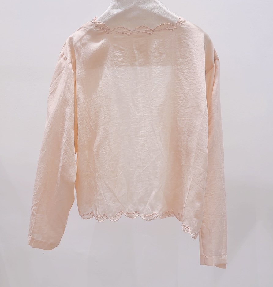 AWESOME-P韓國東大門代購女士新品人氣時尚襯衫蕾絲衫亞麻AWESOME-P襯衫/蕾絲衫