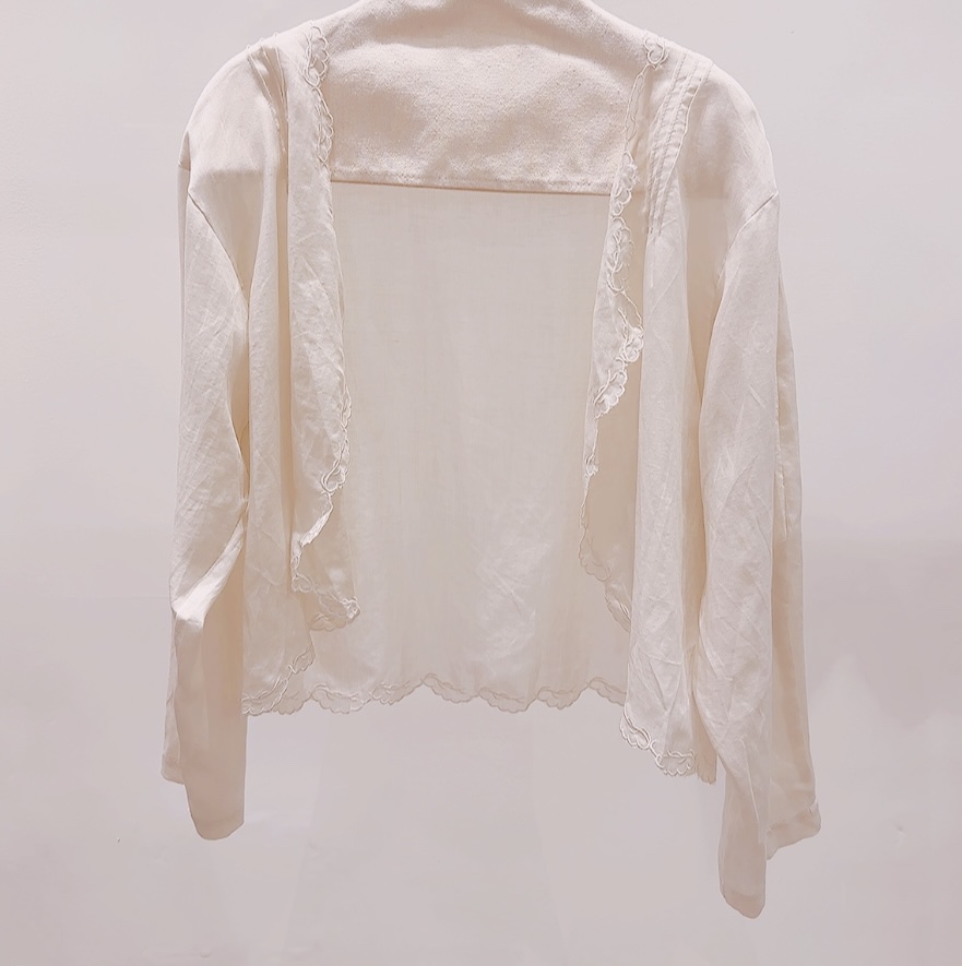 AWESOME-P韓國東大門代購女士新品人氣時尚襯衫蕾絲衫亞麻AWESOME-P襯衫/蕾絲衫圖色2