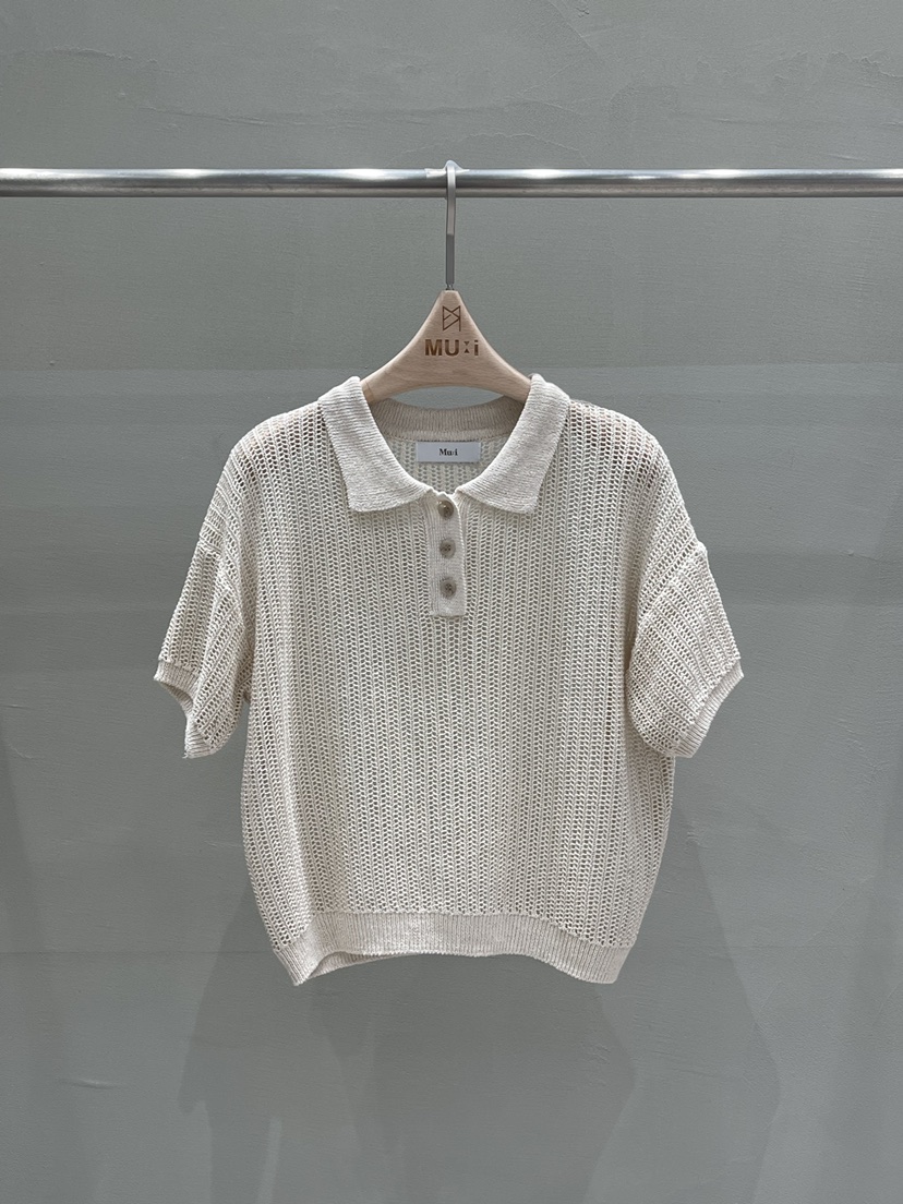 THE MUI韓國直郵女士新品推薦職業26春夏26夏季時尚針織衫THE MUI針織衫圖色1