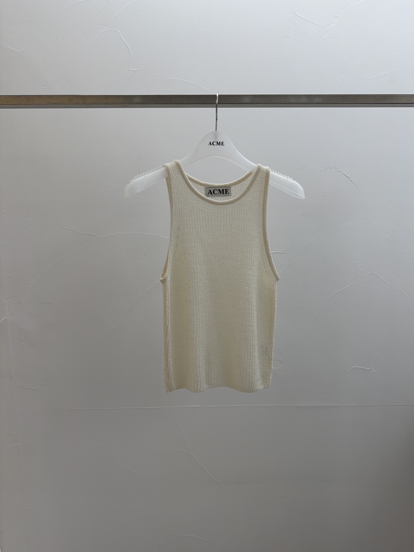ACME韓國直郵實拍女裝新品推薦人氣時尚休閑吊帶背心網狀ACME吊帶/背心圖色1