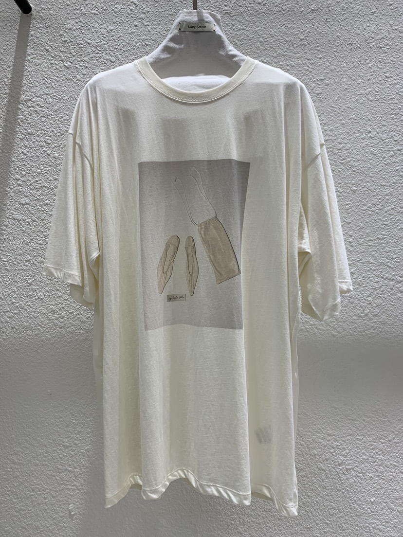 LUCY SALON韓國東大門直郵女士新款推薦休閑26夏季26春夏T恤LUCY SALONT恤圖色2