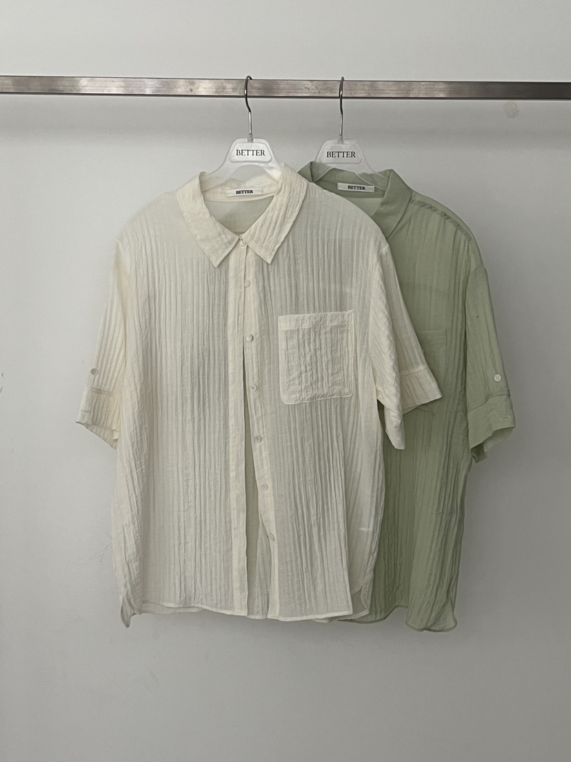 BETTER韓國代購女裝新品26春夏人氣時尚熱賣職業襯衫蕾絲衫BETTER襯衫/蕾絲衫