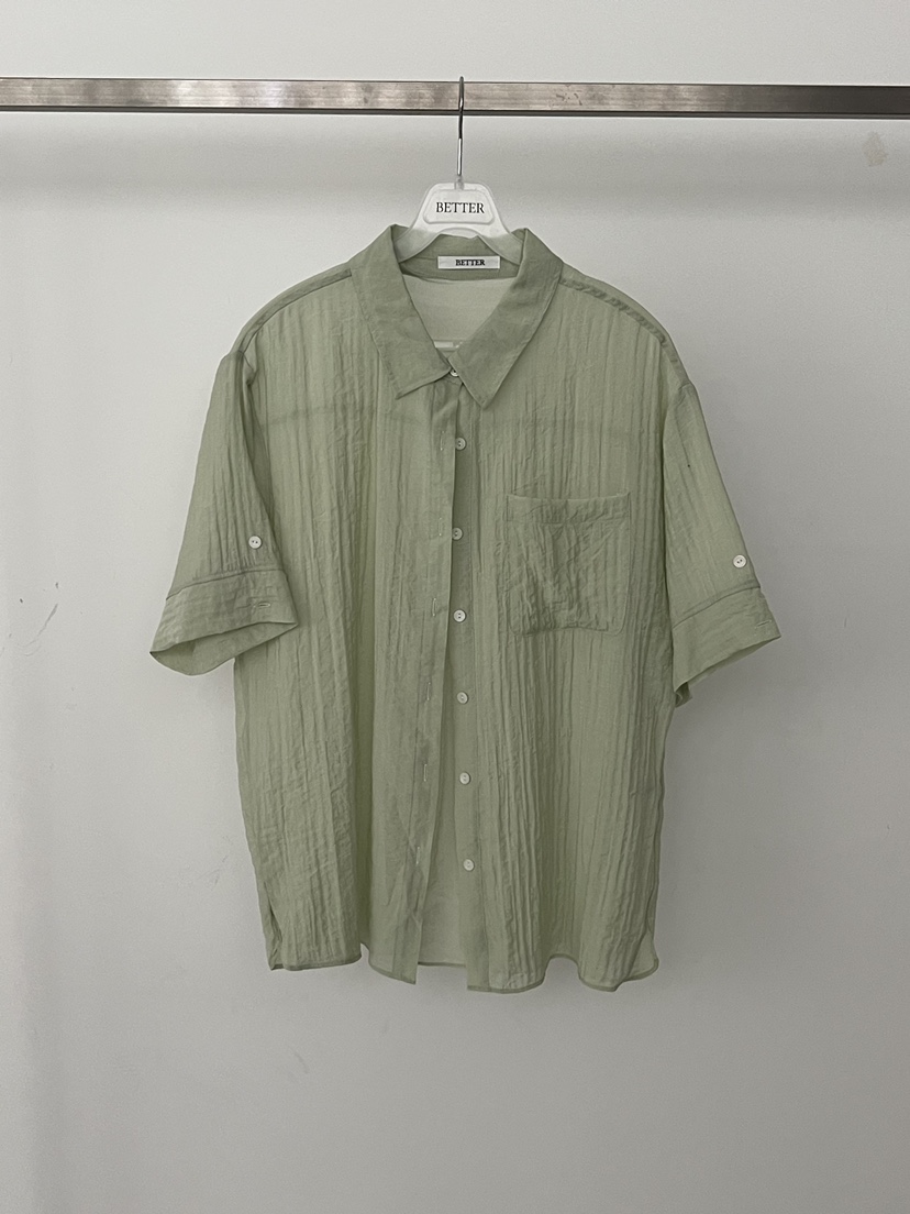 BETTER韓國代購女裝新品26春夏人氣時尚熱賣職業襯衫蕾絲衫BETTER襯衫/蕾絲衫圖色1