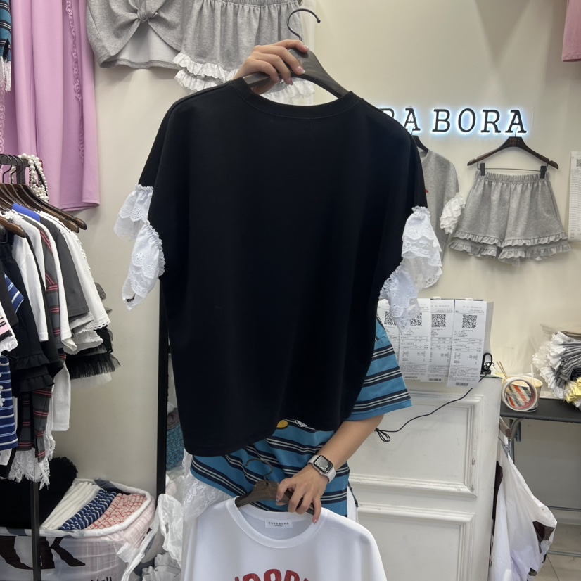 BORA BORA韓國東大門代購女裝新款人氣推薦26夏季職業T恤BORA BORAT恤