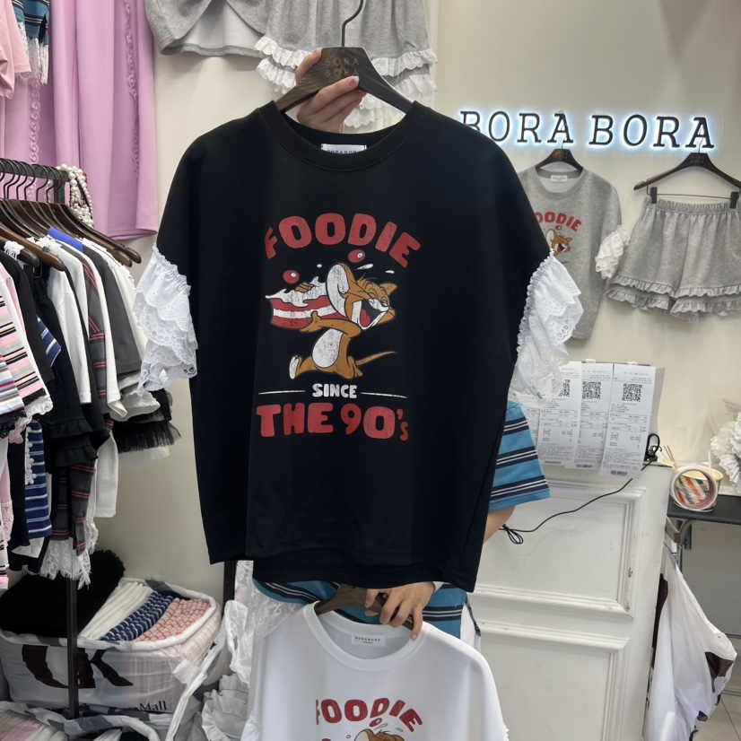 BORA BORA韓國東大門代購女裝新款人氣推薦26夏季職業T恤BORA BORAT恤圖色3
