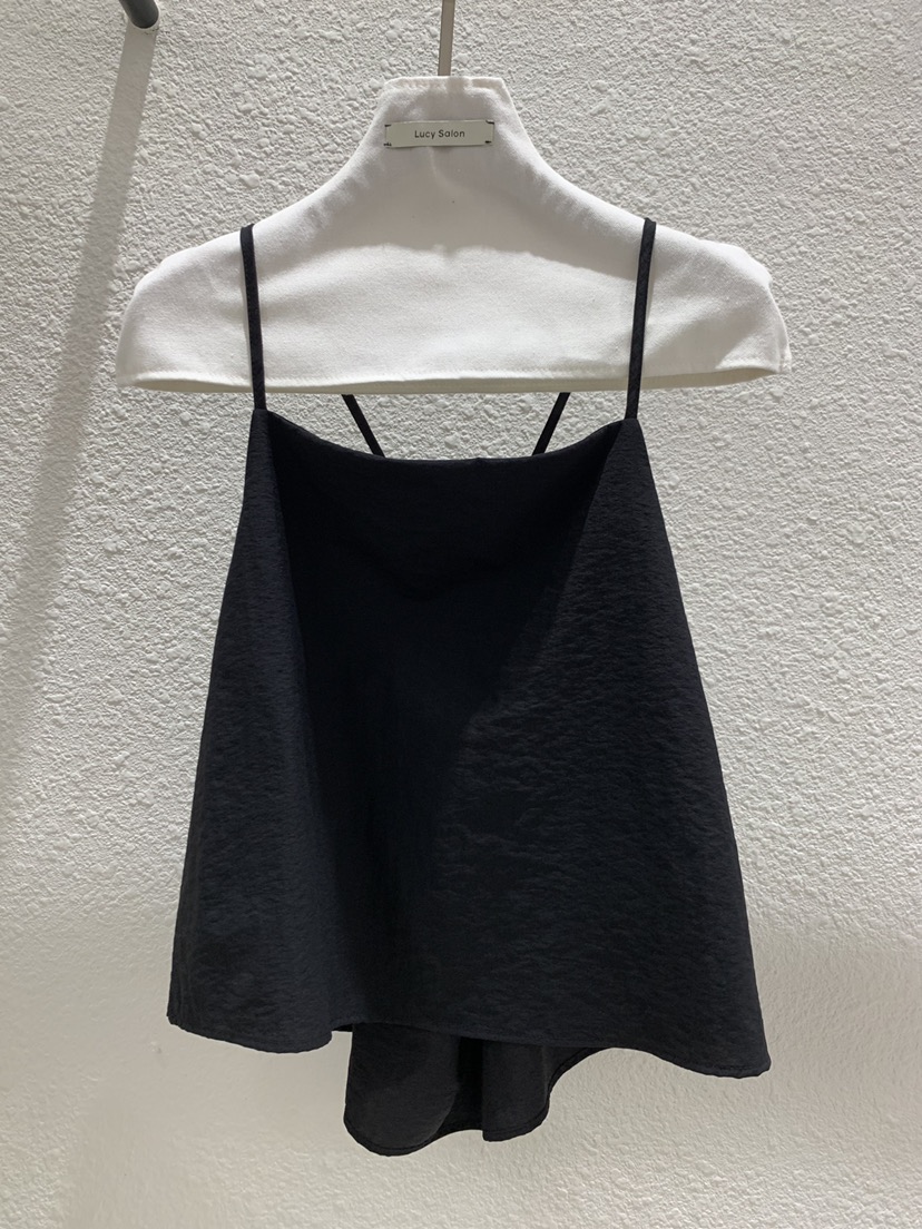 LUCY SALON韓國東大門直郵女士新款26春夏26夏季吊帶背心無袖LUCY SALON吊帶/背心圖色2