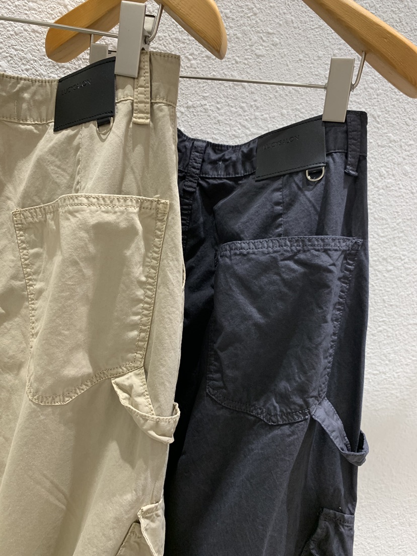 LUCY SALON韓國直郵女士新品26春夏人氣休閑26夏季短褲工裝褲LUCY SALON短褲