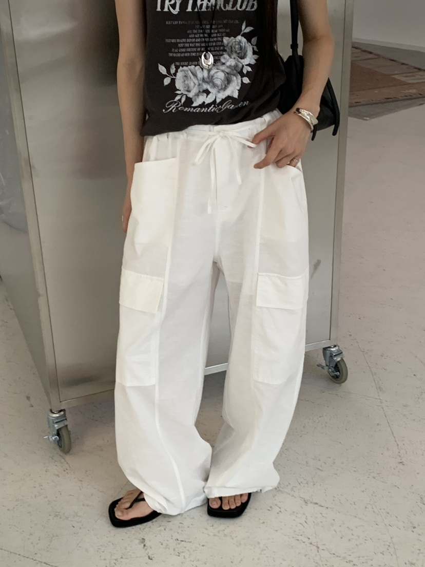 RIVER RAIN韓國直郵女裝新品26春夏休閑熱賣推薦休閑褲亞麻RIVER RAIN休閑褲