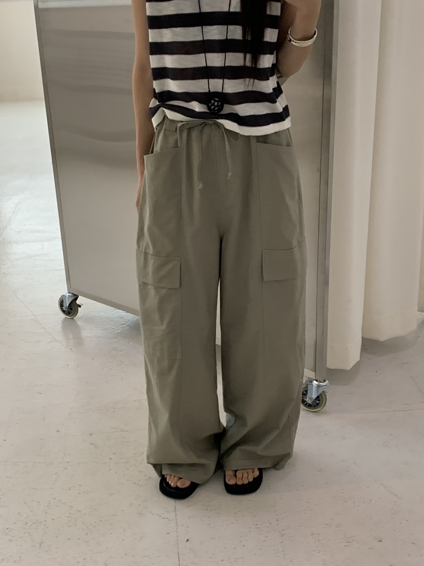 RIVER RAIN韓國直郵女裝新品26春夏休閑熱賣推薦休閑褲亞麻RIVER RAIN休閑褲