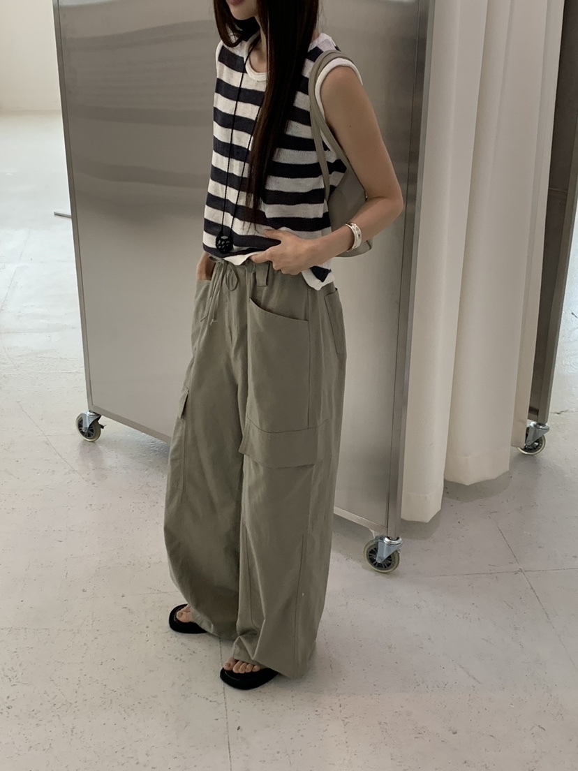 RIVER RAIN韓國直郵女裝新品26春夏休閑熱賣推薦休閑褲亞麻RIVER RAIN休閑褲