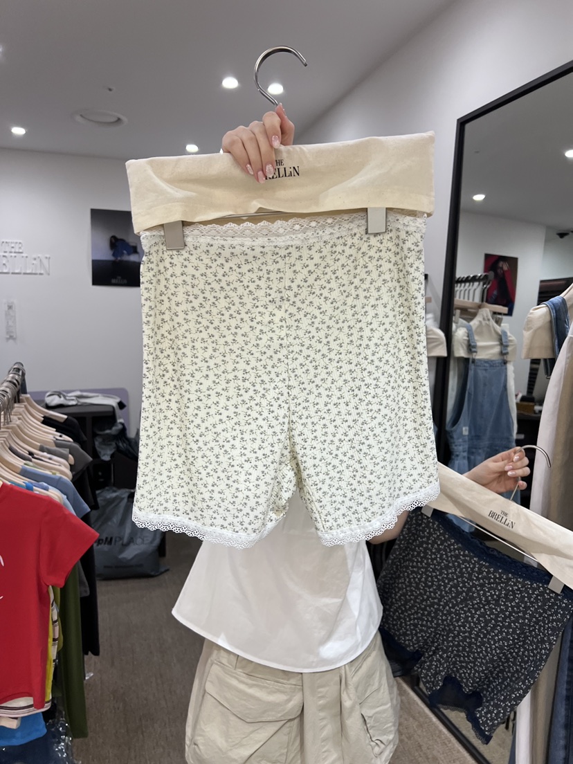 BRELLIN韓國直郵女裝新款推薦26春夏熱賣26夏季人氣短褲蕾絲BRELLIN短褲圖色1