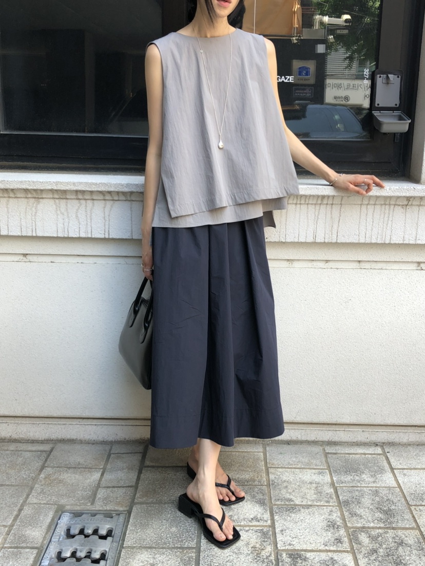 REVE-L韓國直郵實拍女裝新款休閑人氣職業吊帶背心雙層無袖REVE-L吊帶/背心