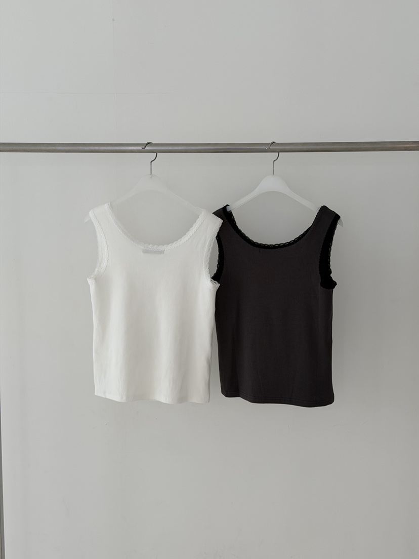RIVER RAIN韓國直郵女裝新品職業時尚休閑吊帶背心蕾絲無袖RIVER RAIN吊帶/背心