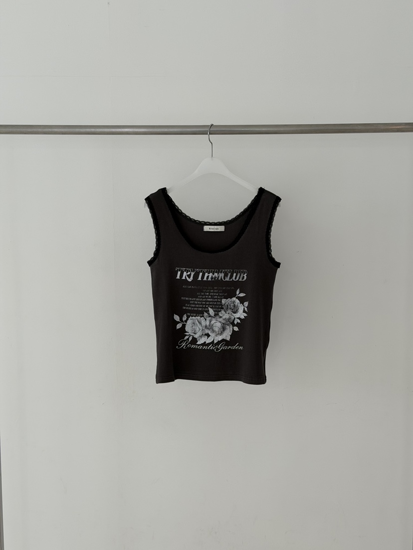 RIVER RAIN韓國直郵女裝新品職業時尚休閑吊帶背心蕾絲無袖RIVER RAIN吊帶/背心圖色2
