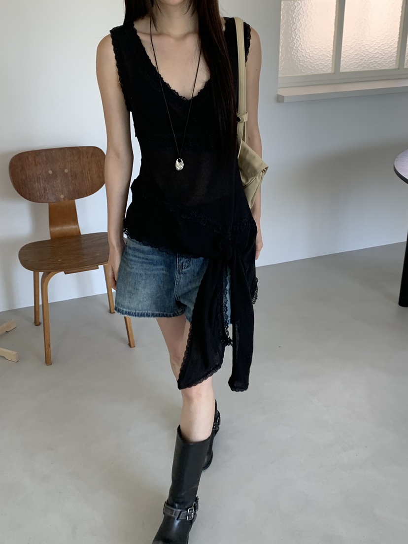 RIVER RAIN韓國代購女裝新款時尚休閑推薦26春夏吊帶背心RIVER RAIN吊帶/背心