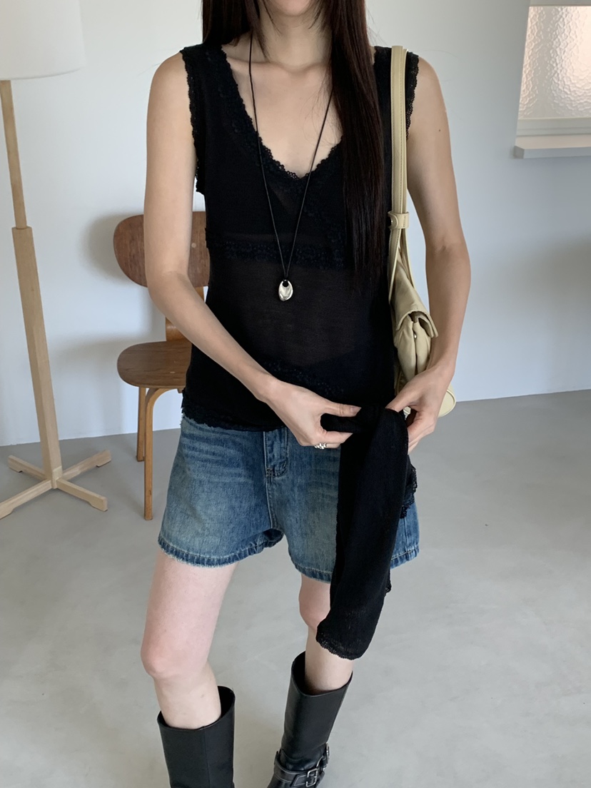 RIVER RAIN韓國代購女裝新款時尚休閑推薦26春夏吊帶背心RIVER RAIN吊帶/背心