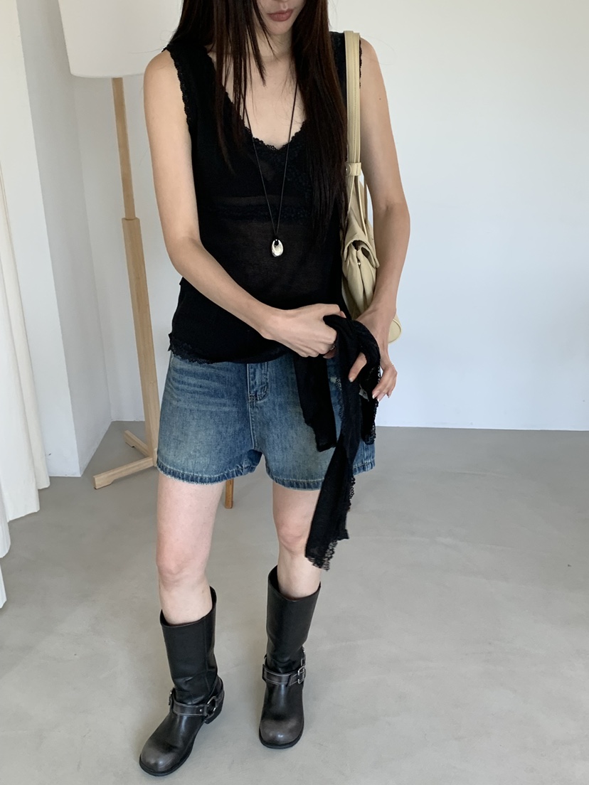 RIVER RAIN韓國代購女裝新款時尚休閑推薦26春夏吊帶背心RIVER RAIN吊帶/背心
