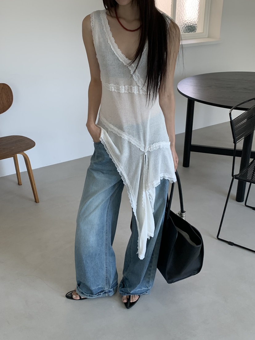 RIVER RAIN韓國代購女裝新款時尚休閑推薦26春夏吊帶背心RIVER RAIN吊帶/背心