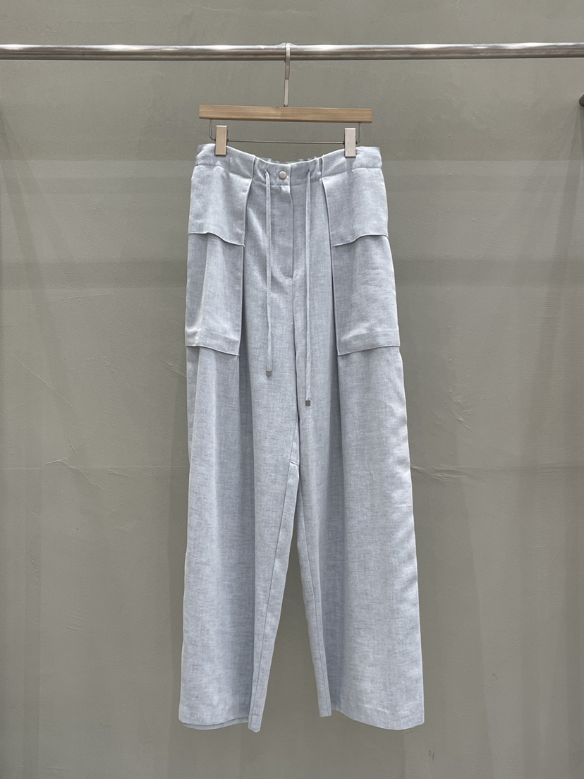 THE MUI東大門實拍韓國女裝新品休閑26春夏職業休閑褲口袋THE MUI休閑褲圖色2
