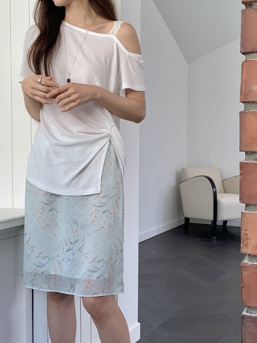 RE:OPENING韓國東大門直郵女士新品休閑人氣半身裙中短裙RE:OPENING半身裙/中短裙