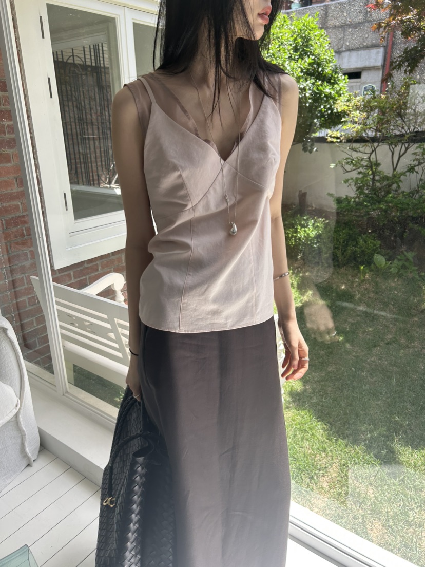 ME MO韓國直郵女士新品推薦26夏季人氣休閑職業吊帶背心ME MO吊帶/背心