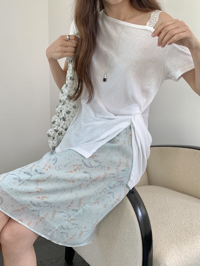 RE:OPENING韓國直郵實拍女士新款時尚熱賣26春夏26夏季T恤RE:OPENINGT恤