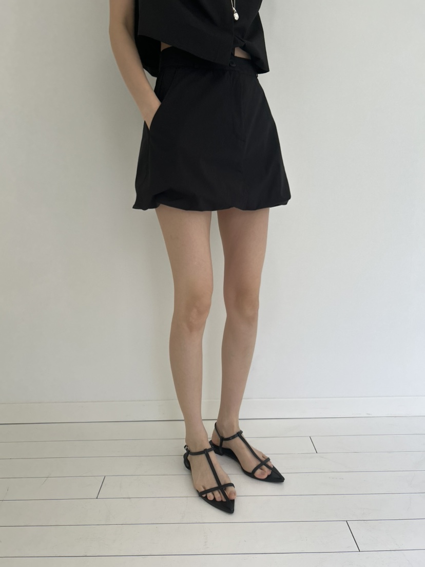 ME MO韓國直郵實拍女士新款職業時尚短裙不含腰帶南瓜裙ME MO短裙