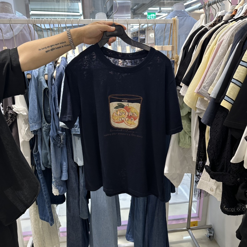 JH.STUDIO-Q韓國直郵實拍女士新品熱賣時尚推薦休閑T恤JH.STUDIO-QT恤圖色3