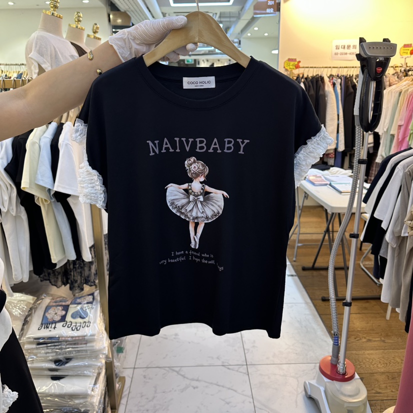 COCO HOLIC韓國代購女裝新品職業熱賣26春夏時尚推薦T恤COCO HOLICT恤圖色2