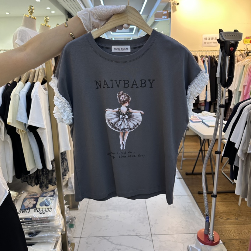 COCO HOLIC韓國代購女裝新品職業熱賣26春夏時尚推薦T恤COCO HOLICT恤圖色3