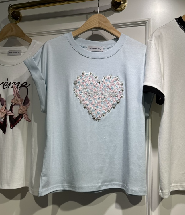 COCO HOLIC東大門實拍韓國女士新品熱賣26春夏推薦職業T恤COCO HOLICT恤圖色4