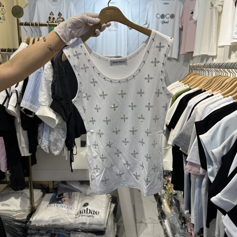 COCO HOLIC韓國代購女士新款26夏季時尚職業吊帶背心無袖COCO HOLIC吊帶/背心圖色1