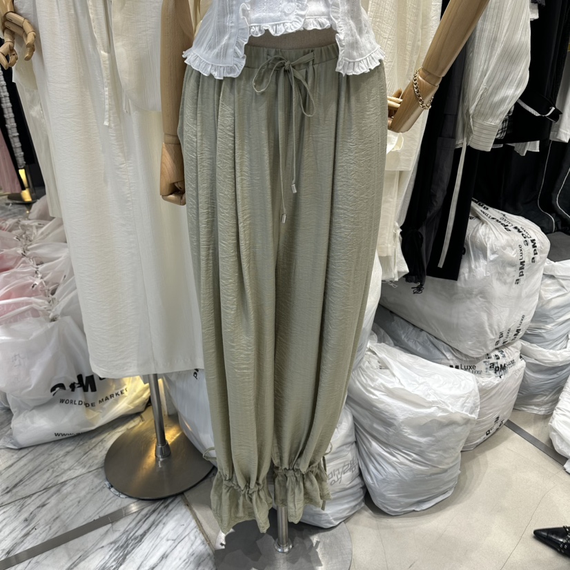 AT THE END韓國直郵女裝新款職業26夏季推薦人氣休閑褲AT THE END休閑褲圖色2