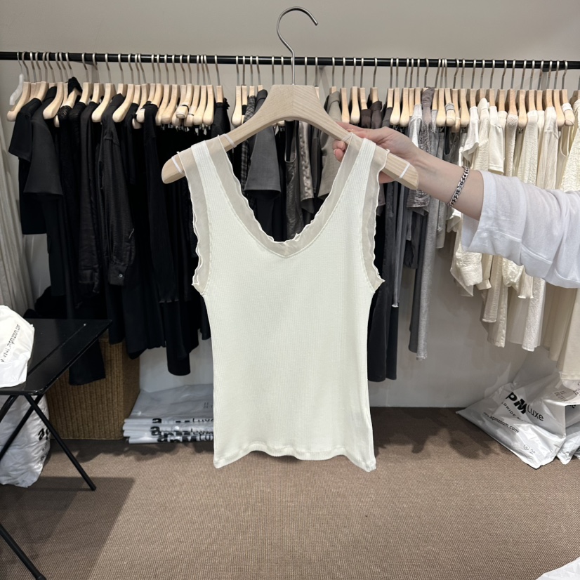 LE BUTTER韓國直郵女裝新款職業熱賣26夏季休閑吊帶背心LE BUTTER吊帶/背心