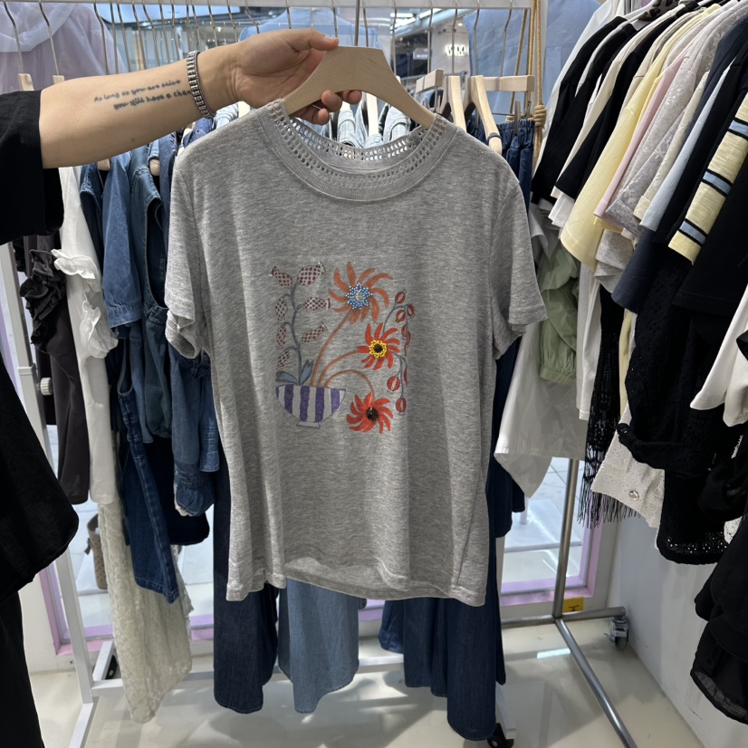 JH.STUDIO-Q韓國直郵女士新品26春夏時尚推薦T恤不含項鏈JH.STUDIO-QT恤圖色3