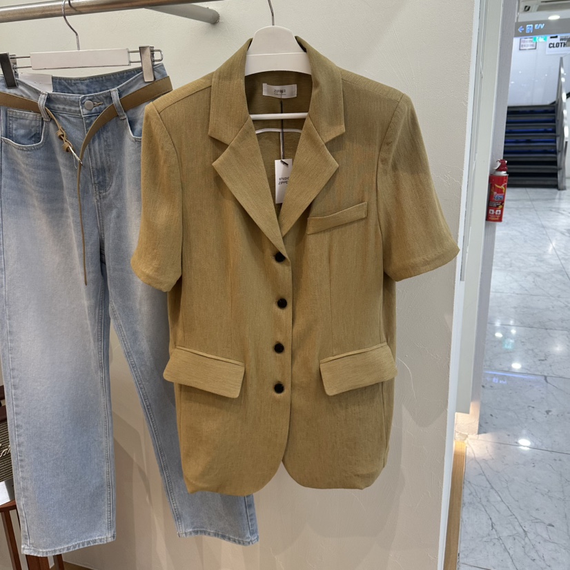 ZIPPER/STEADY韓國東大門直郵女裝新品推薦西裝西服紐扣ZIPPER/STEADY西裝/西服圖色1