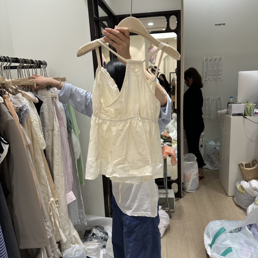 THEMORYPARK韓國直郵女裝新款時尚熱賣人氣26夏季吊帶背心無袖THE MORY PARK吊帶/背心