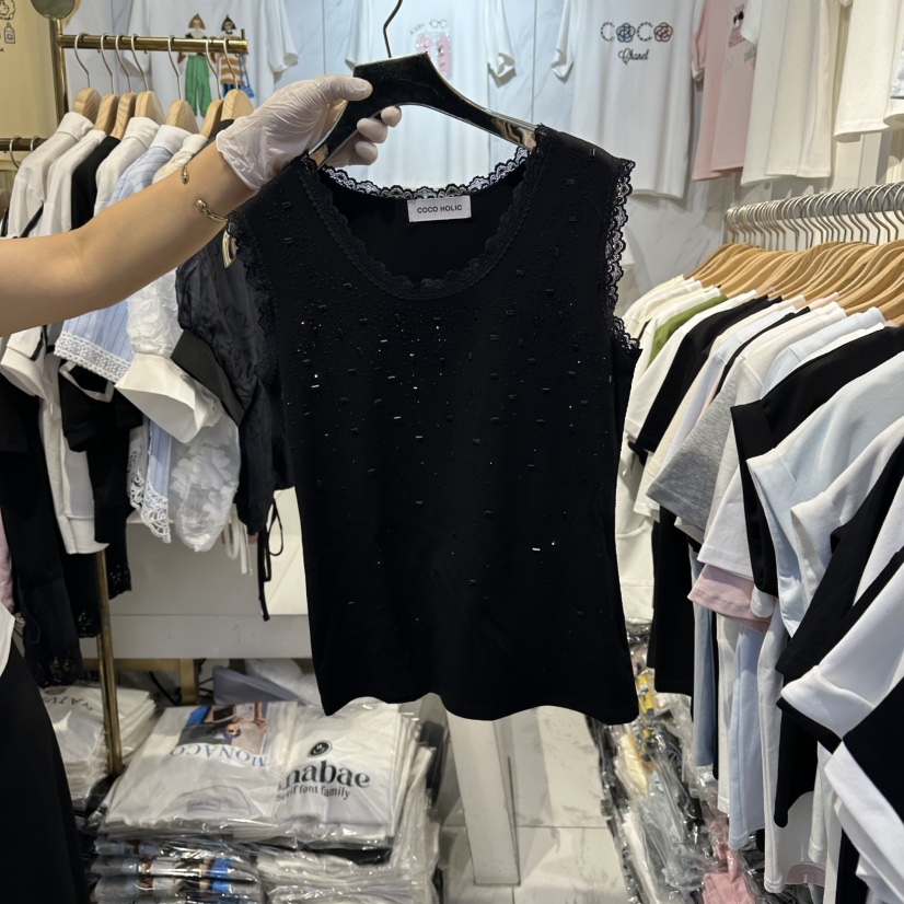 COCO HOLIC東大門實拍韓國女裝新款26夏季推薦吊帶背心無袖COCO HOLIC吊帶/背心圖色2