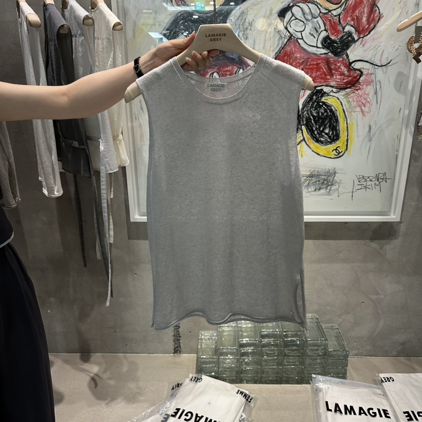 LAMAGIEPIE/LAMAGIE GREY韓國直郵女士新品熱賣吊帶背心LAMAGIEPIE/LAMAGIE GREY吊帶/背心圖色2
