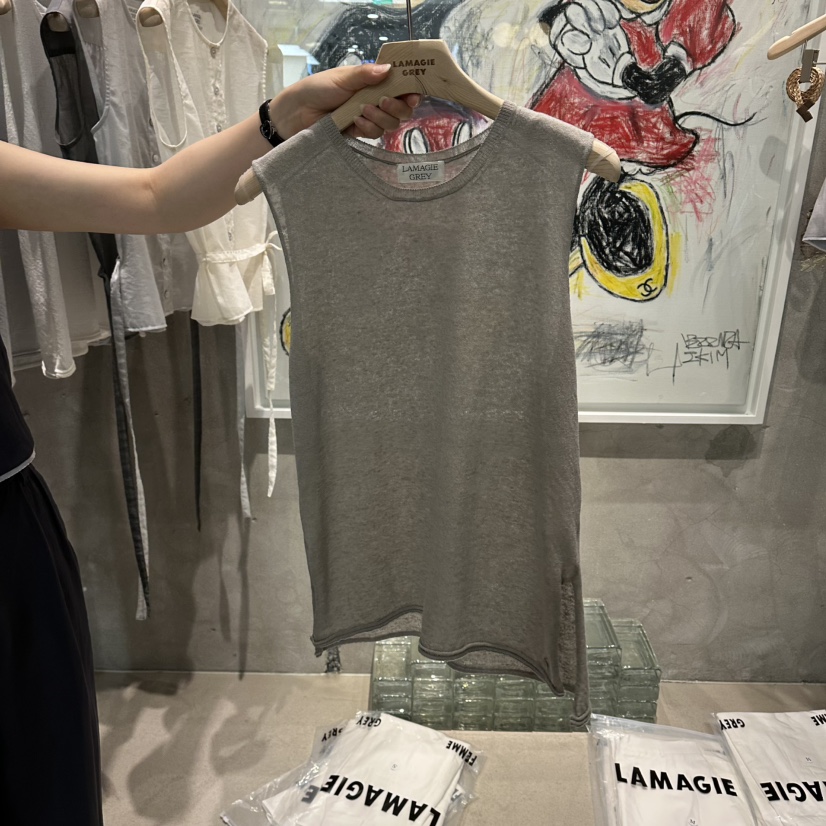 LAMAGIEPIE/LAMAGIE GREY韓國直郵女士新品熱賣吊帶背心LAMAGIEPIE/LAMAGIE GREY吊帶/背心圖色3