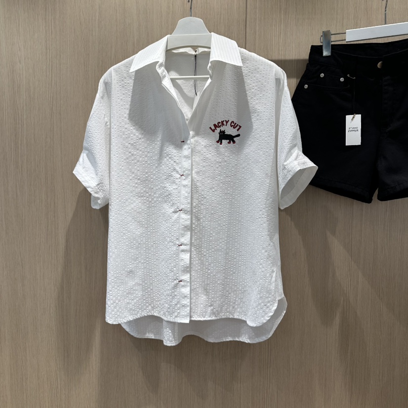 ZIPPER/STEADY韓國代購女士新款熱賣休閑26夏季襯衫蕾絲衫ZIPPER/STEADY襯衫/蕾絲衫圖色1
